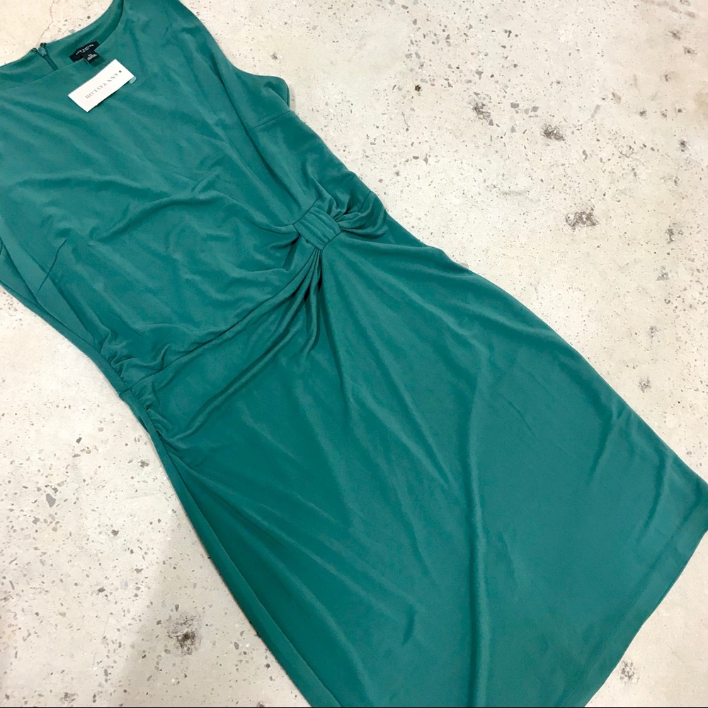 🍏Ann Taylor Green Knot Dress